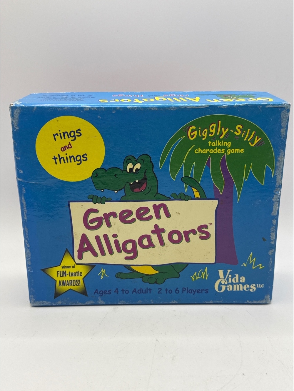 Green Alligators Giggly-Silly Talking Charades Game by Vida Games - Ages 4+